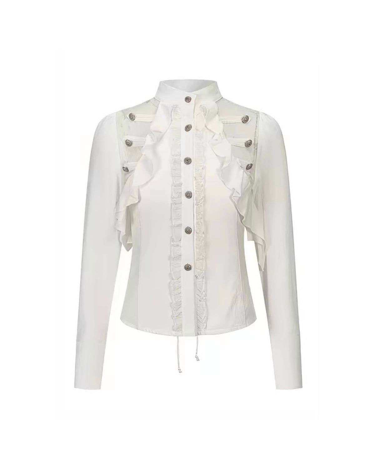 【Cest Nous】Napoleon Ruffled Blouse
