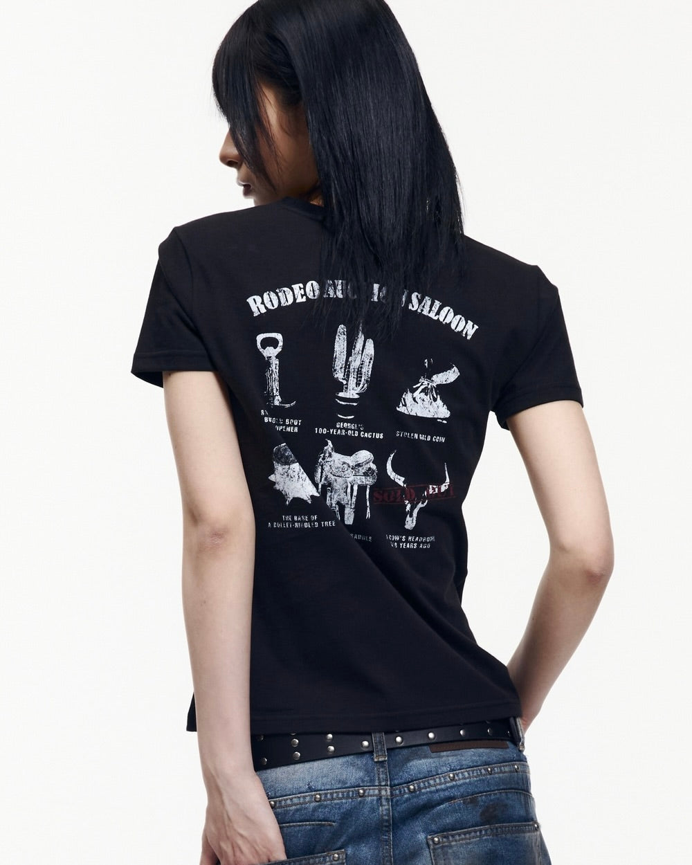 【AAKAM】Rodeo Saloon Half Top