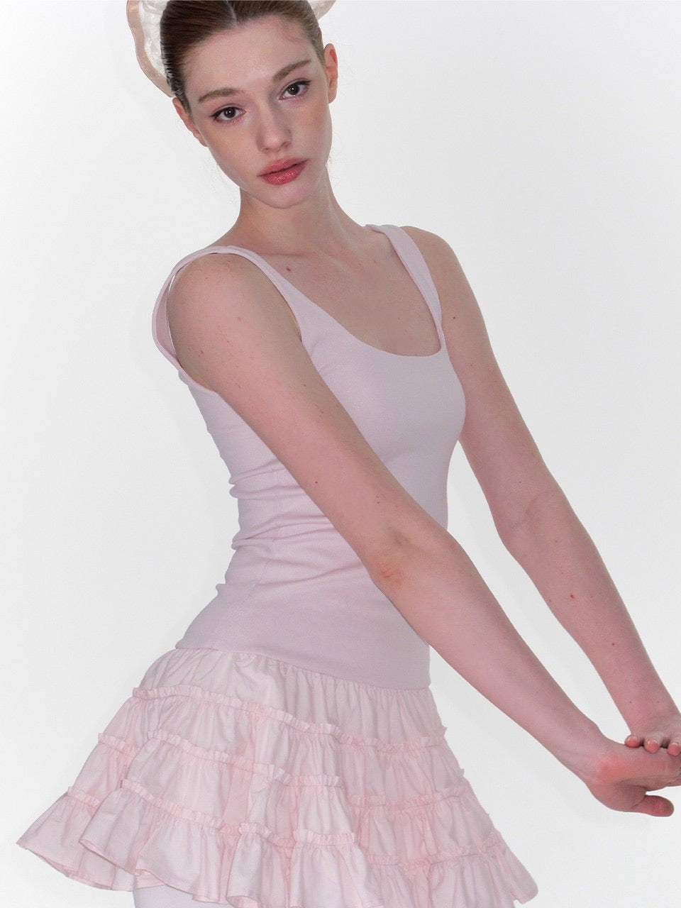 【CRANK】FRILL TIERED DRESS