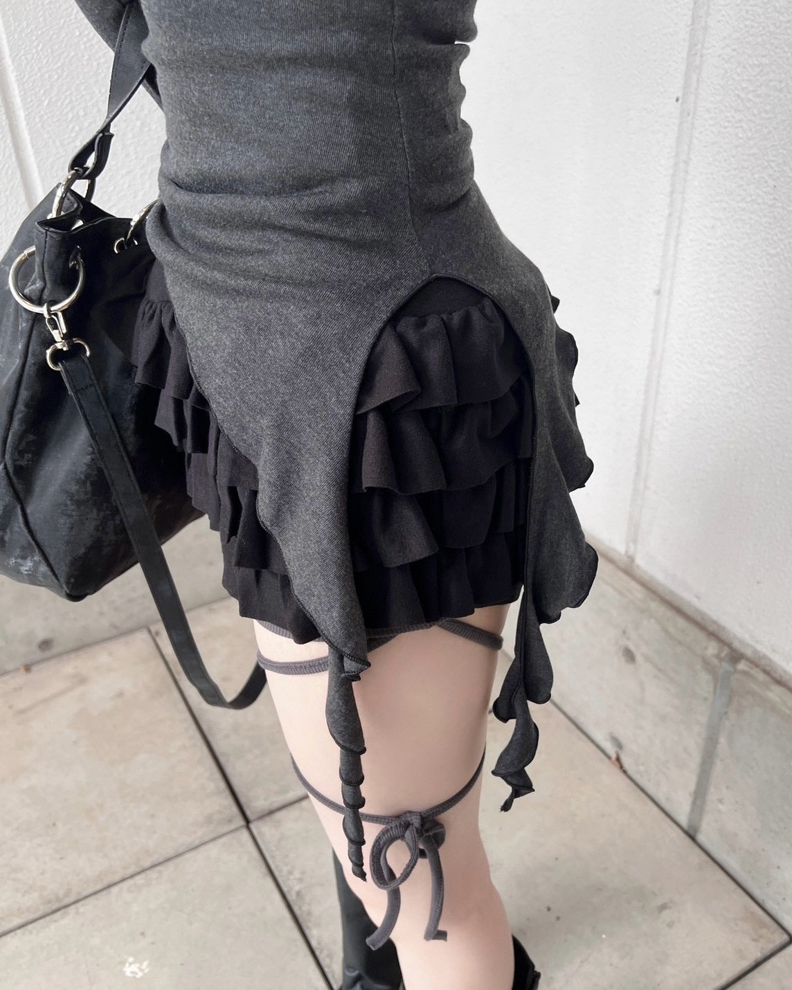 受注制【nmtc+】Asymmetry Layered Top (2color)