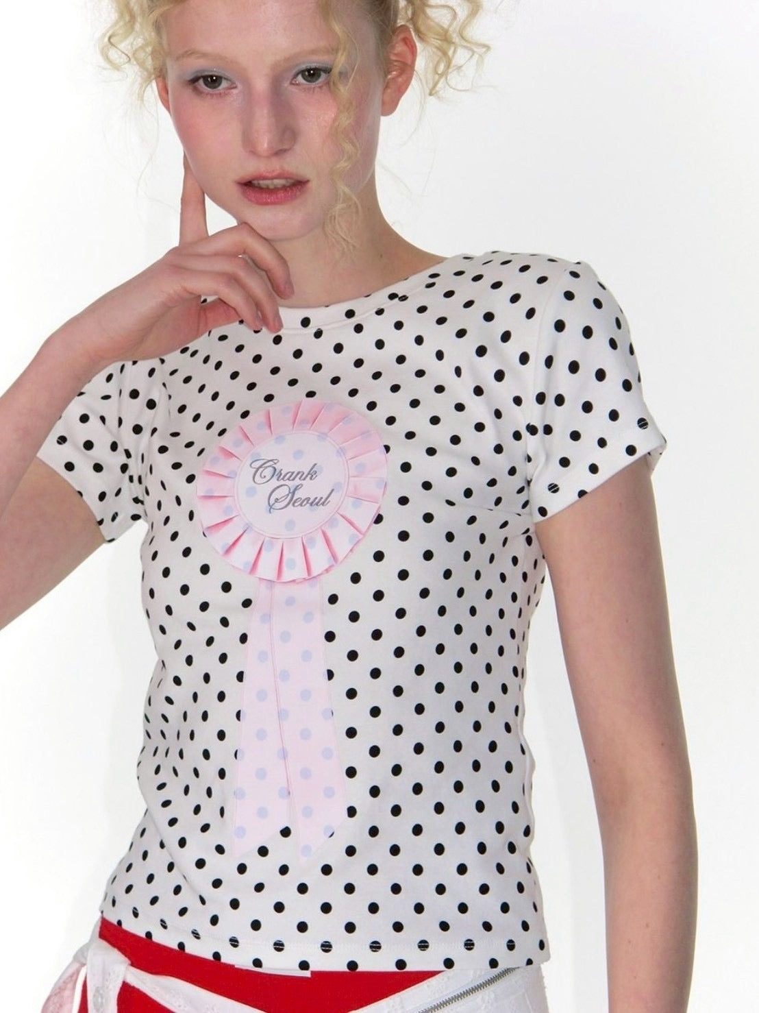 【CRANK】ROSETTE GRAPHIC TOP