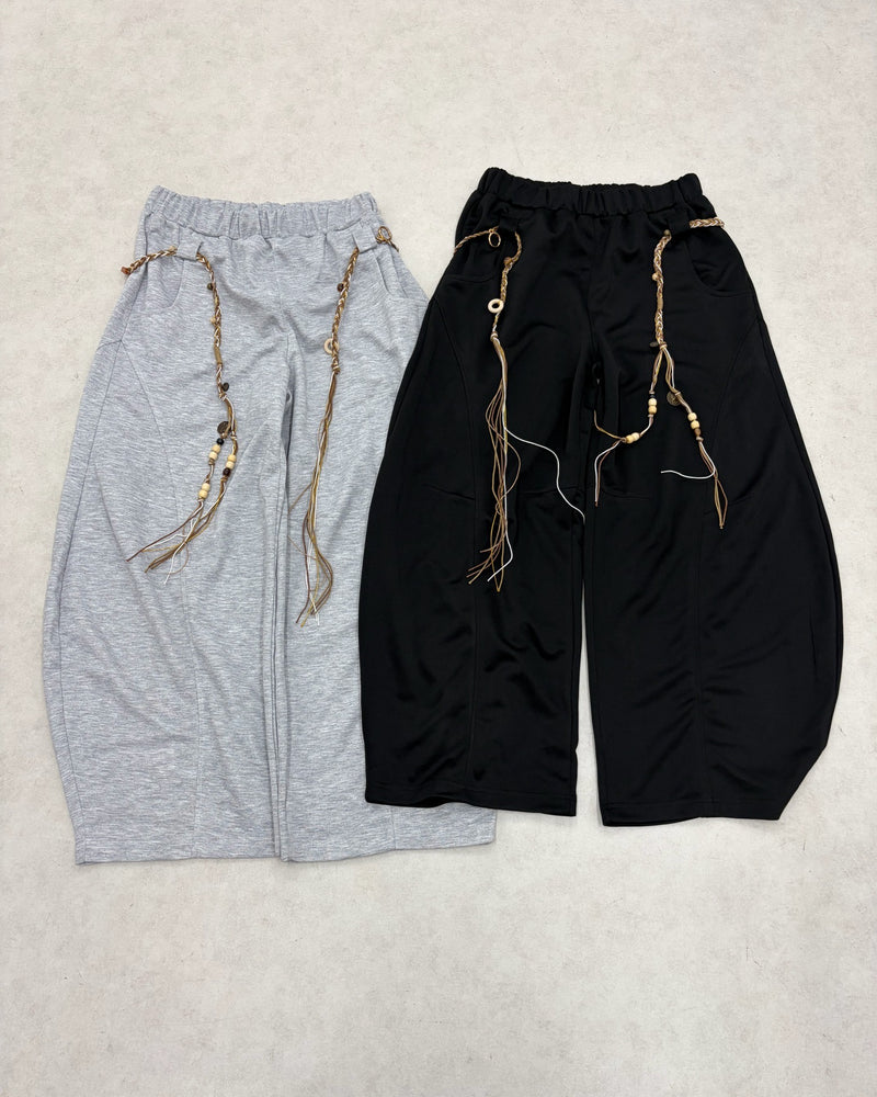 9/25 20:00 発売【Nerd out XU】nomad rope sweat pants