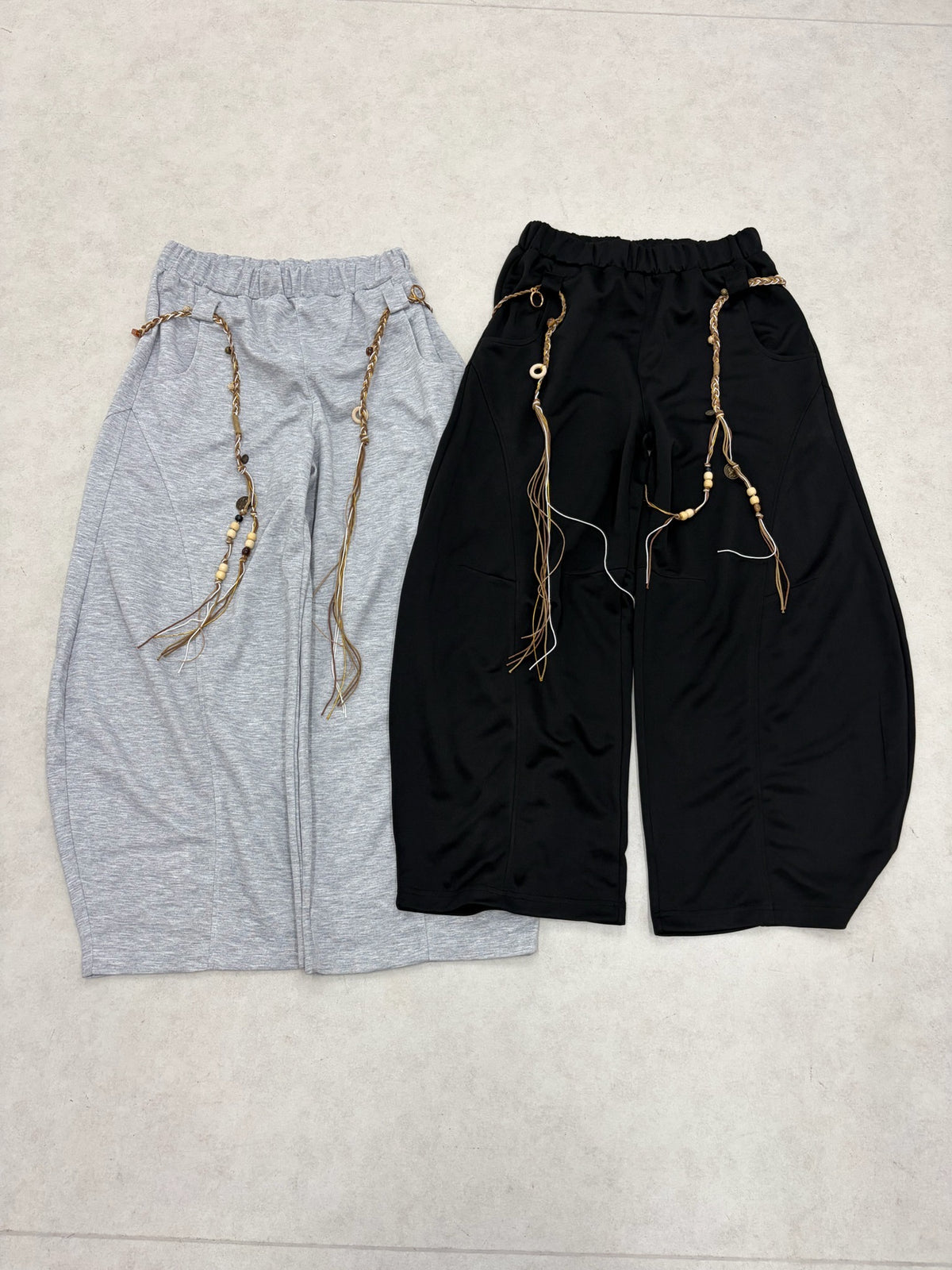 9/25 20:00 発売【Nerd out XU】nomad rope sweat pants