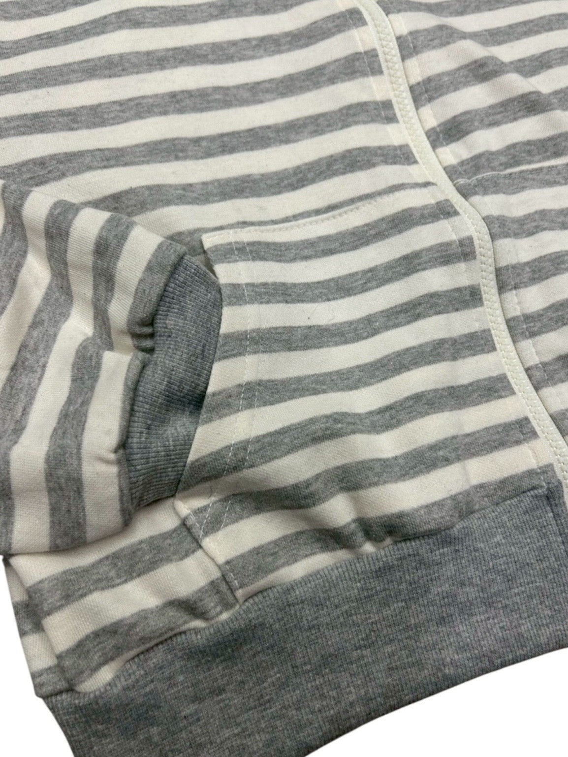 3/1 20:00発売 受注制【nmtc +】border horn zip up hoodie / 【エヌエムティーシープラス】ボーダーホーンジップアップパーカー (2color)