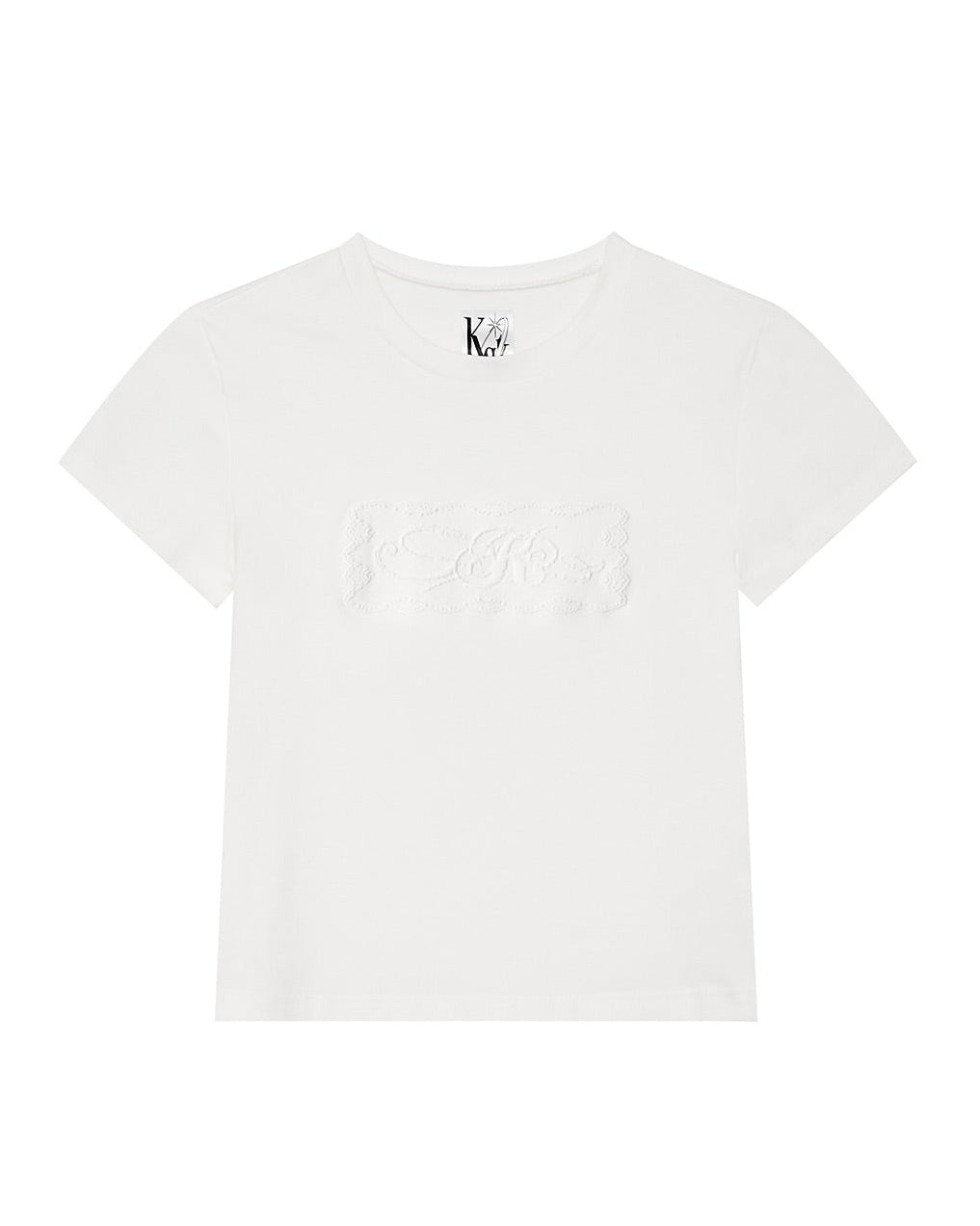 【Kashiko】 Embossed Baby Tee