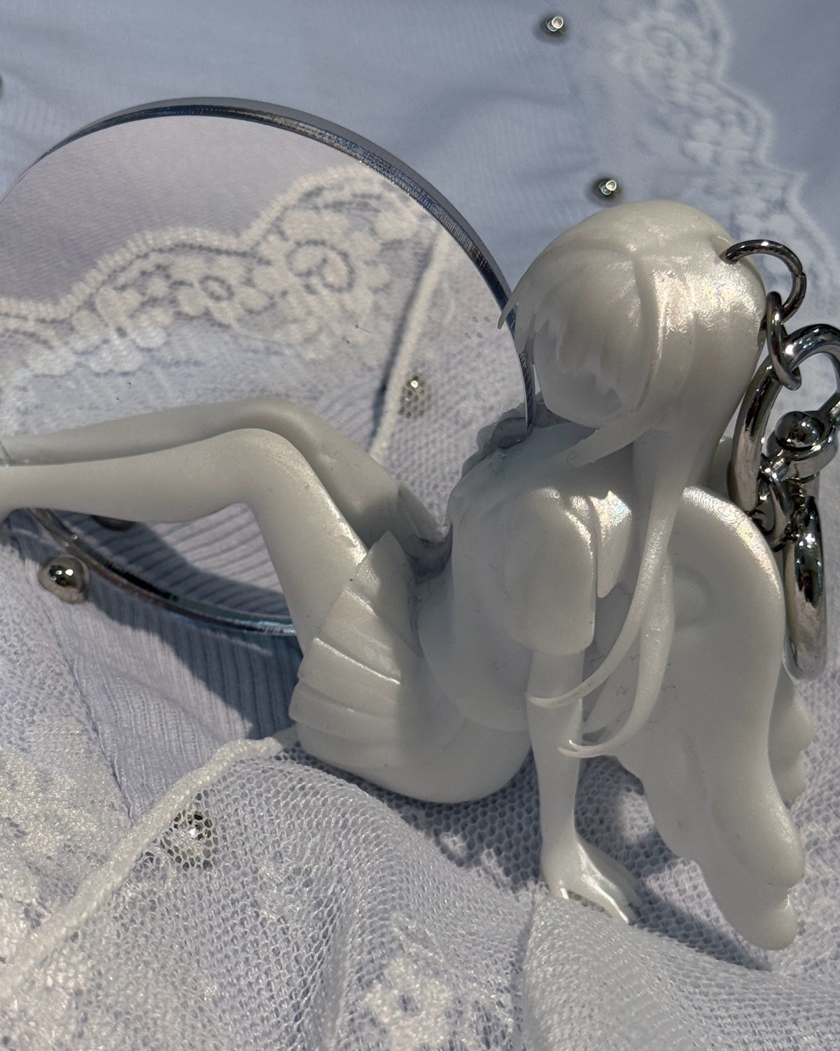 【nmtc+ × THINGS】Angel Girl Mirror Keyring