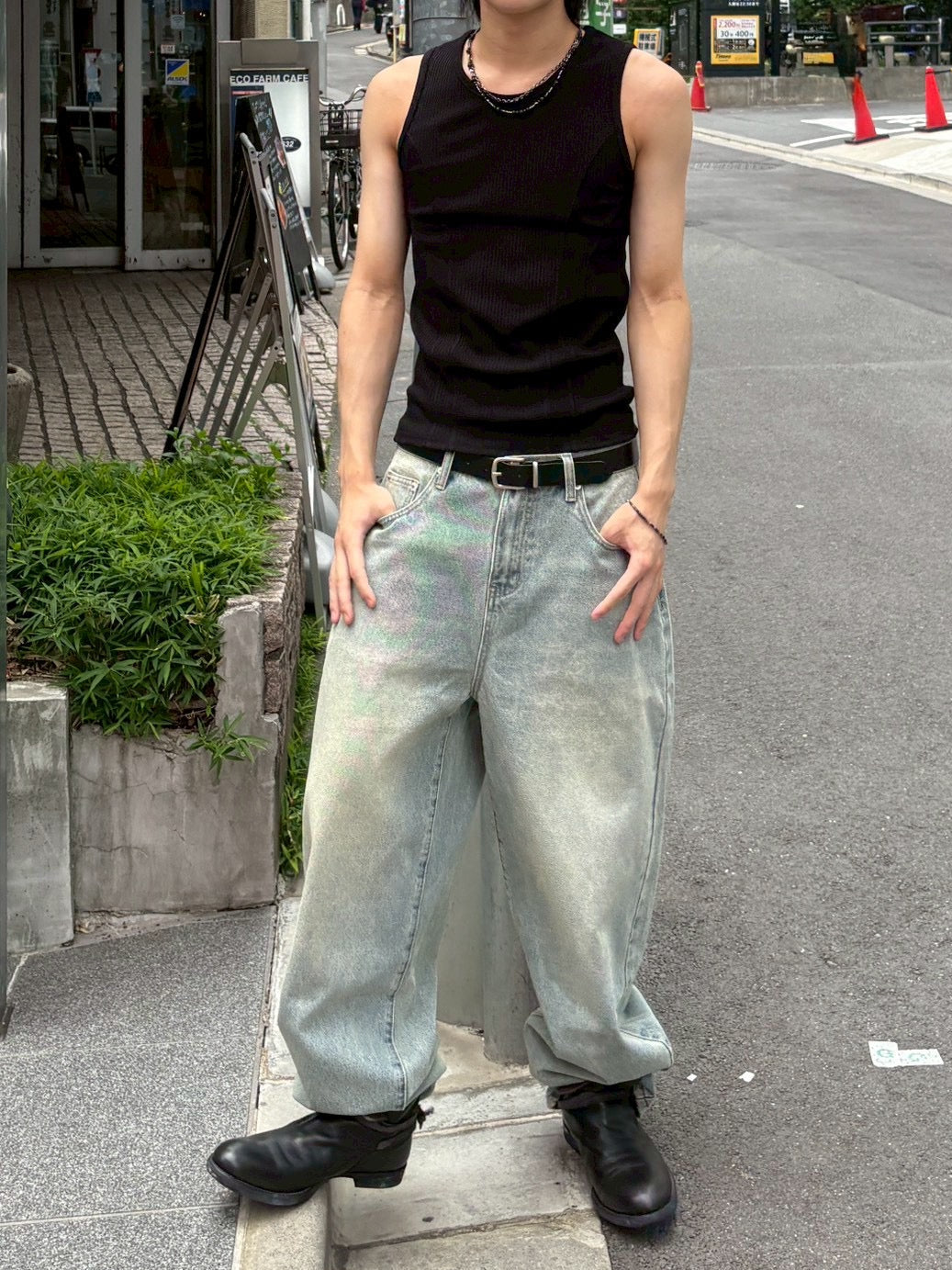 受注制【nmtc+】tight tank top (3color)
