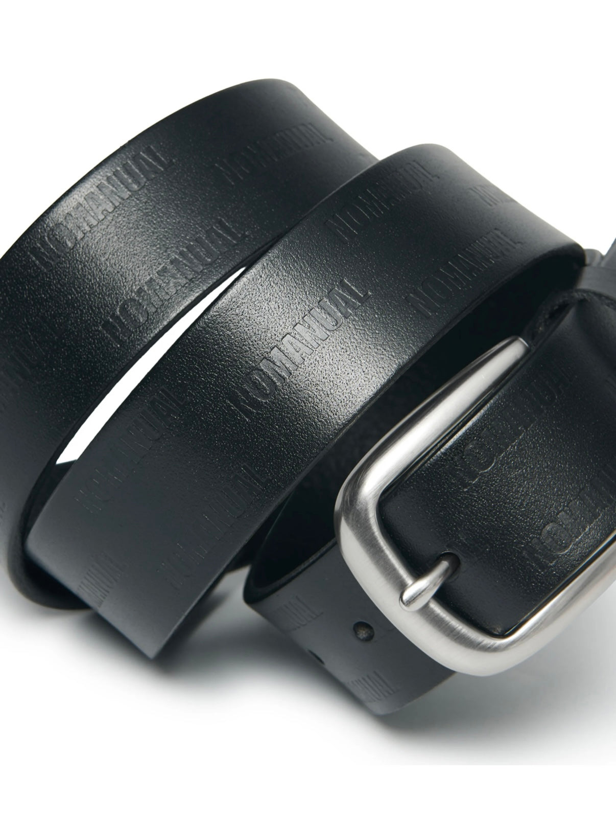 【NOMANUAL】DEBOSSED LOGO BELT
