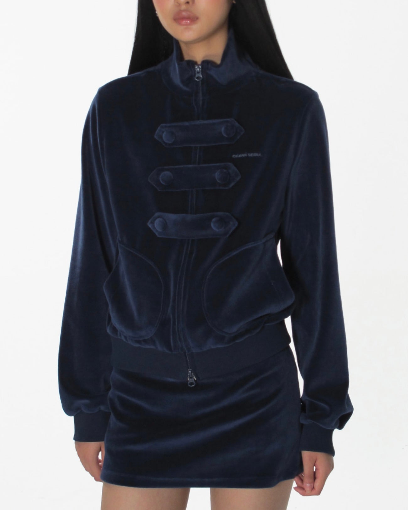 【CRANK】TOGGLE TERRY ZIP-UP