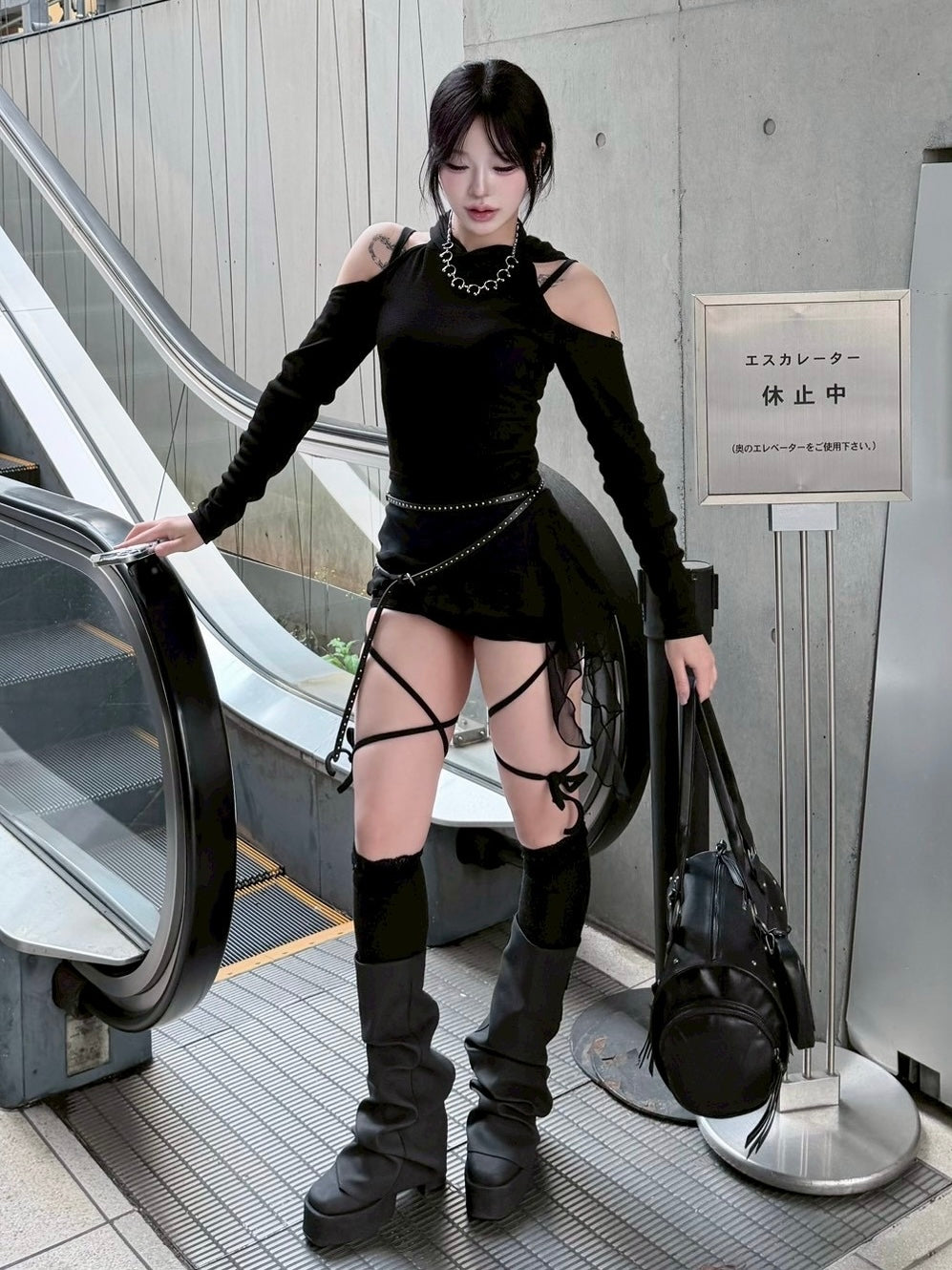 受注制【nmtc+】back slit hoodie (3color)