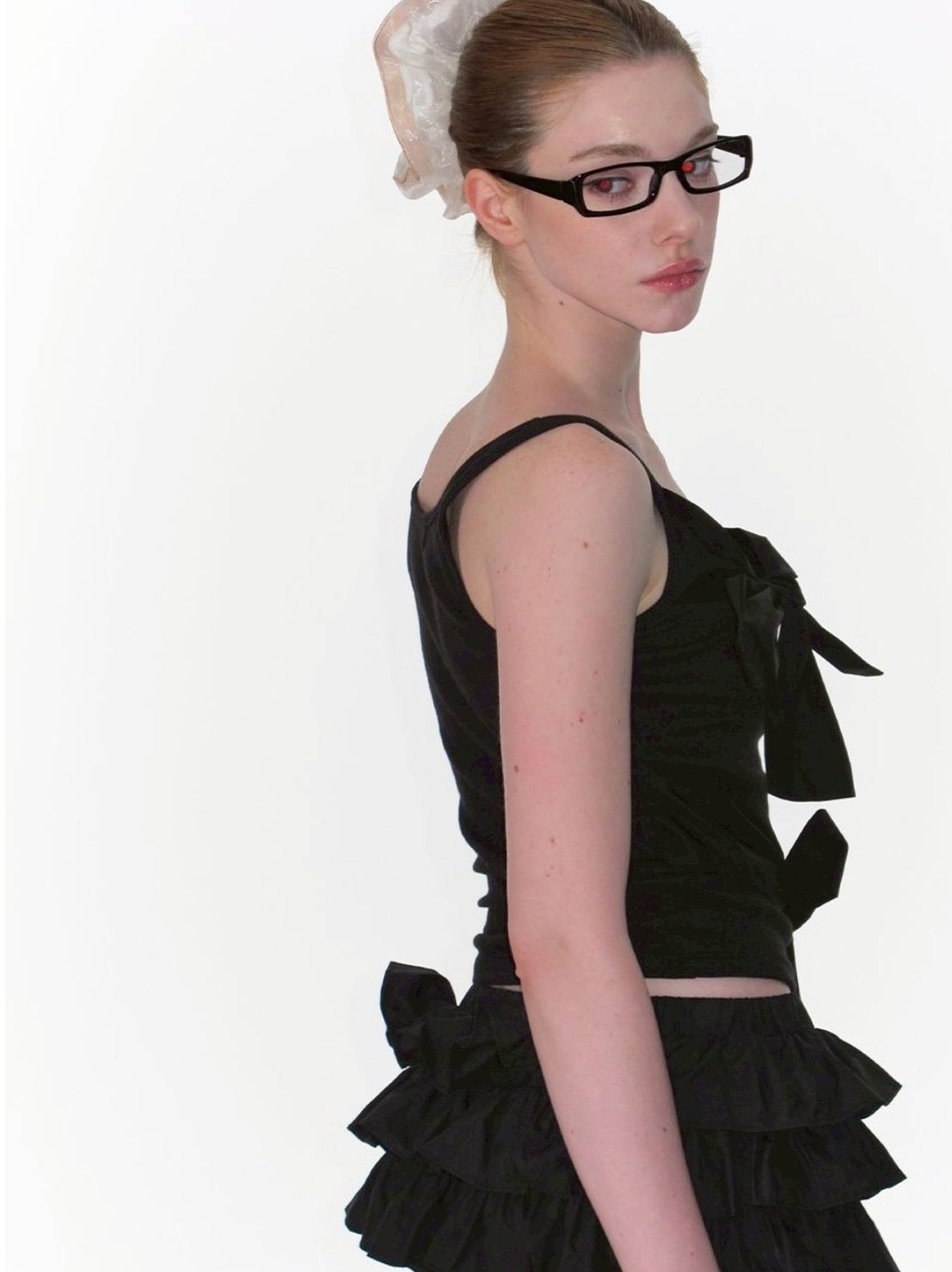 【CRANK】DOUBLE RIBBON-TIED SLEEVELESS