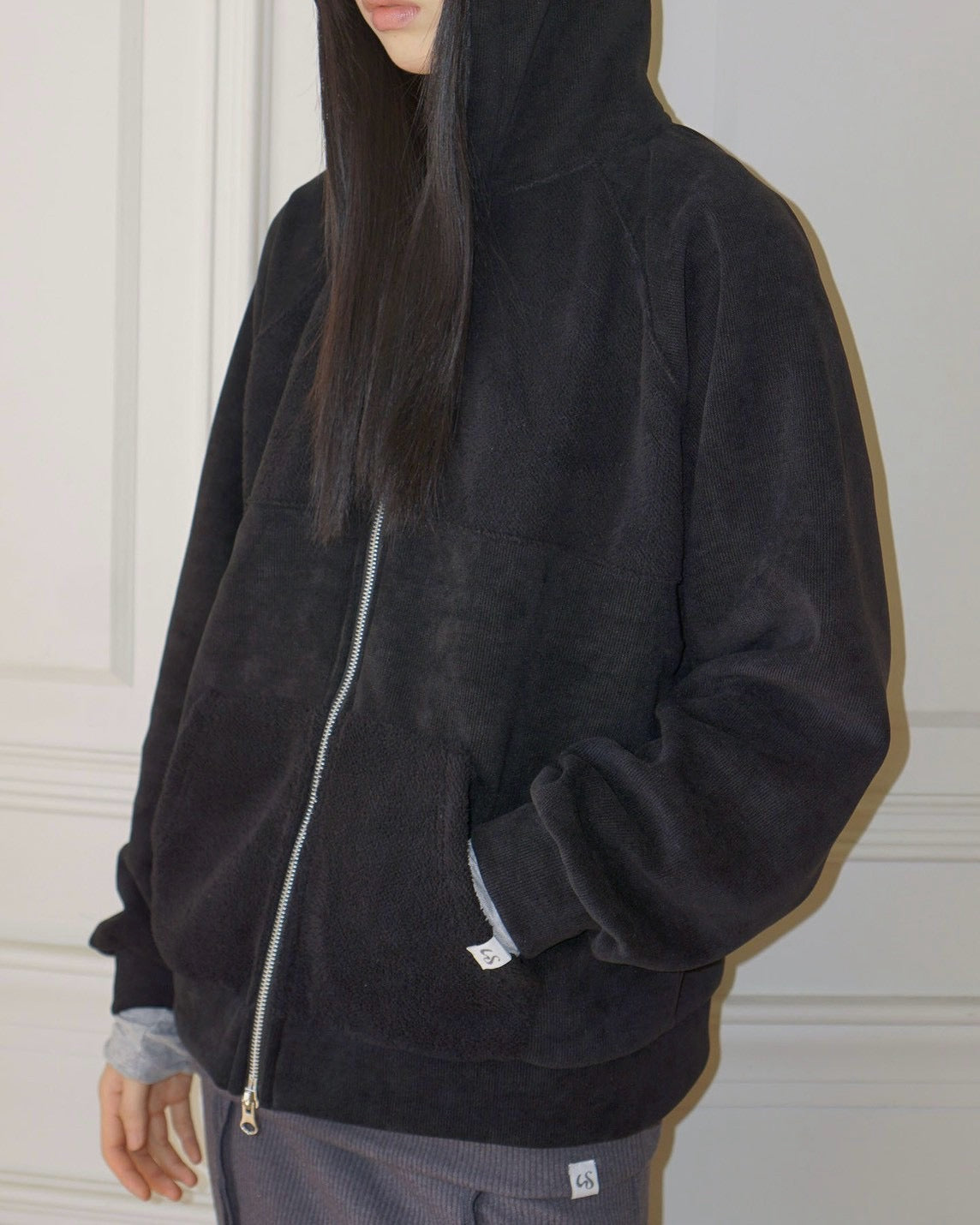 【Uglyshadow】FLEECE HOODIE ZIP-UP