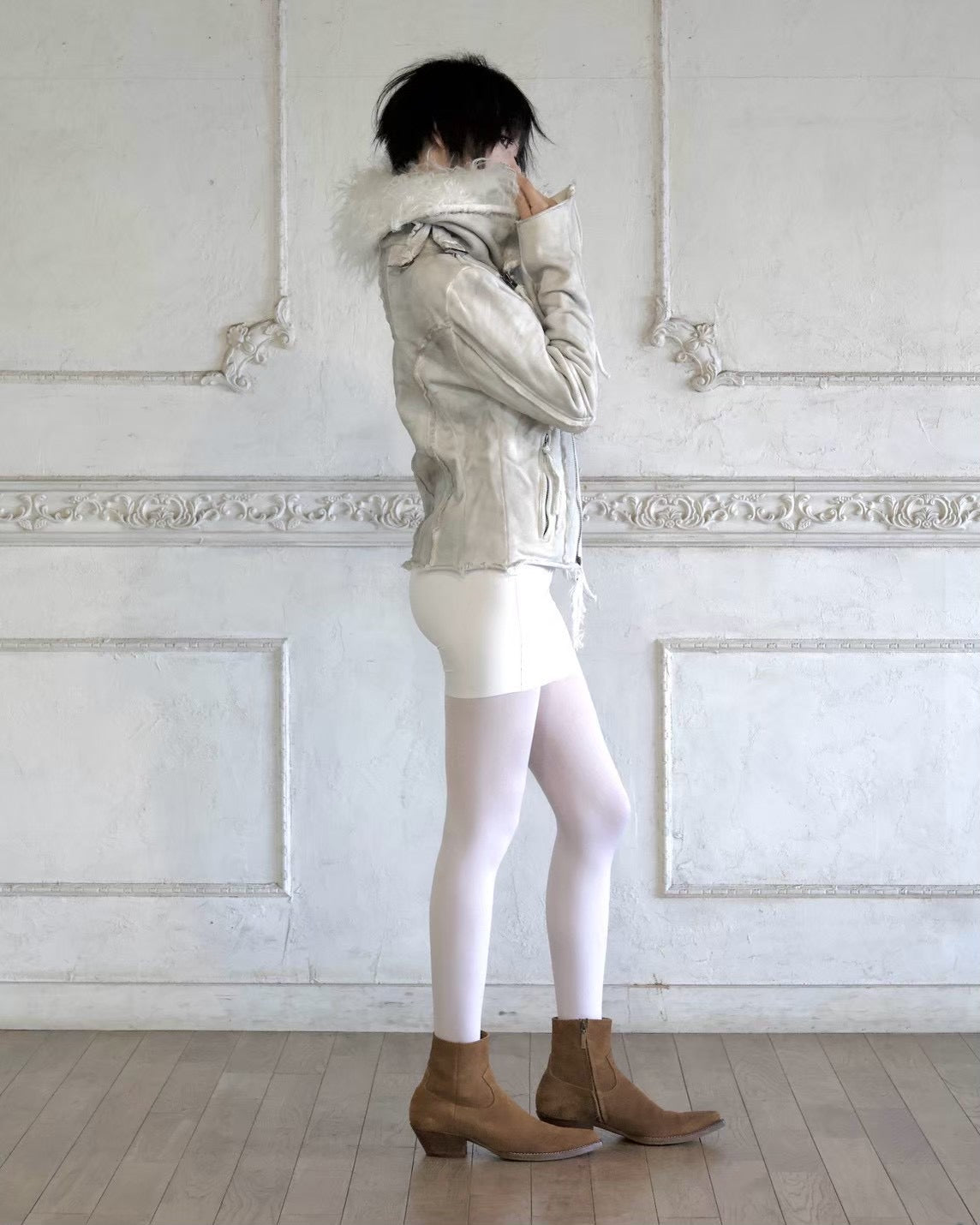 【YIKAI LABORATORY】INNER RADIANCE FUR JACKET