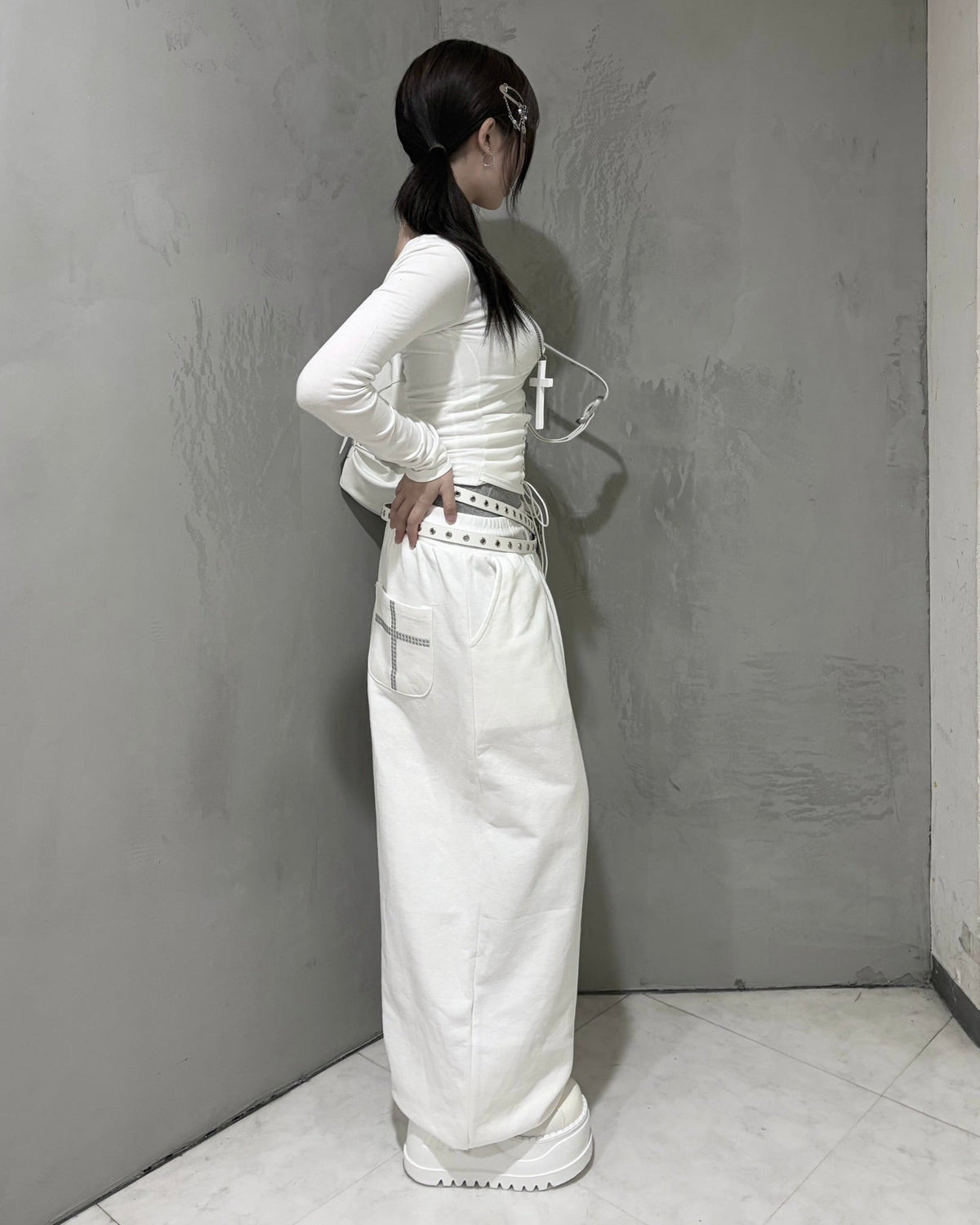 受注制【nmtc+】Corset Lace-Up Long Sleeve (3color)
