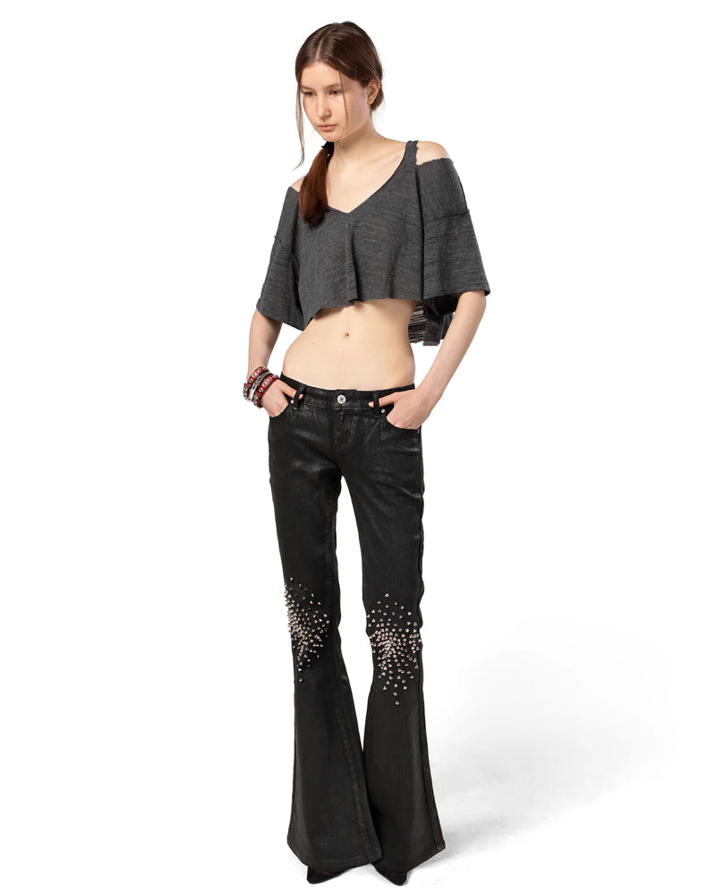【RACER WORLDWIDE】Waxed Spike Denim