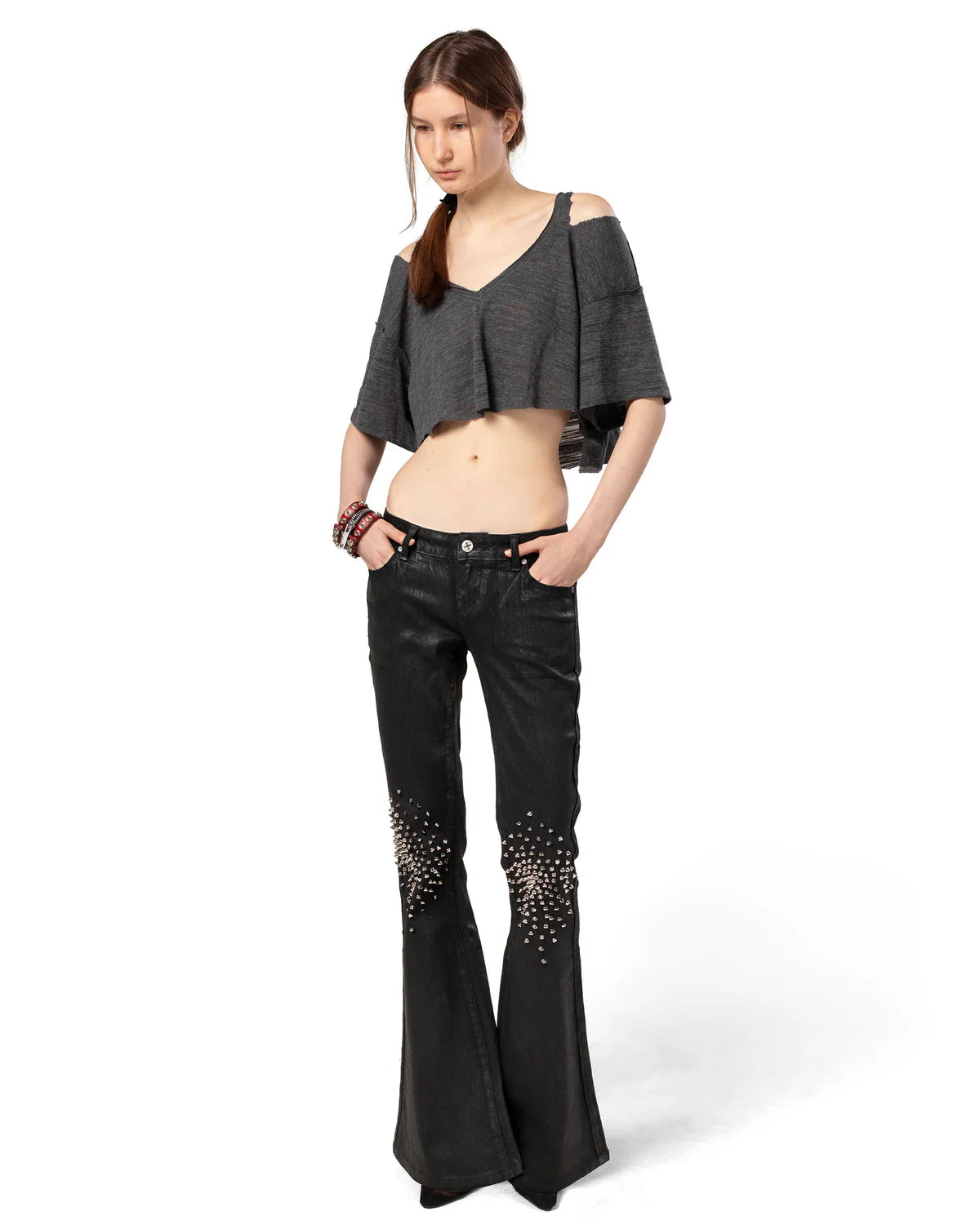 【RACER WORLDWIDE】Waxed Spike Denim