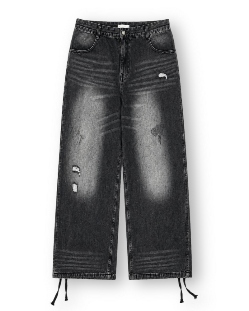 大阪店WEB限定受注制【Chikashitsu +】double back pocket denim pants (2color)