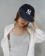 受注制【OaKS】ny pigment-dyed ball cap (2color)