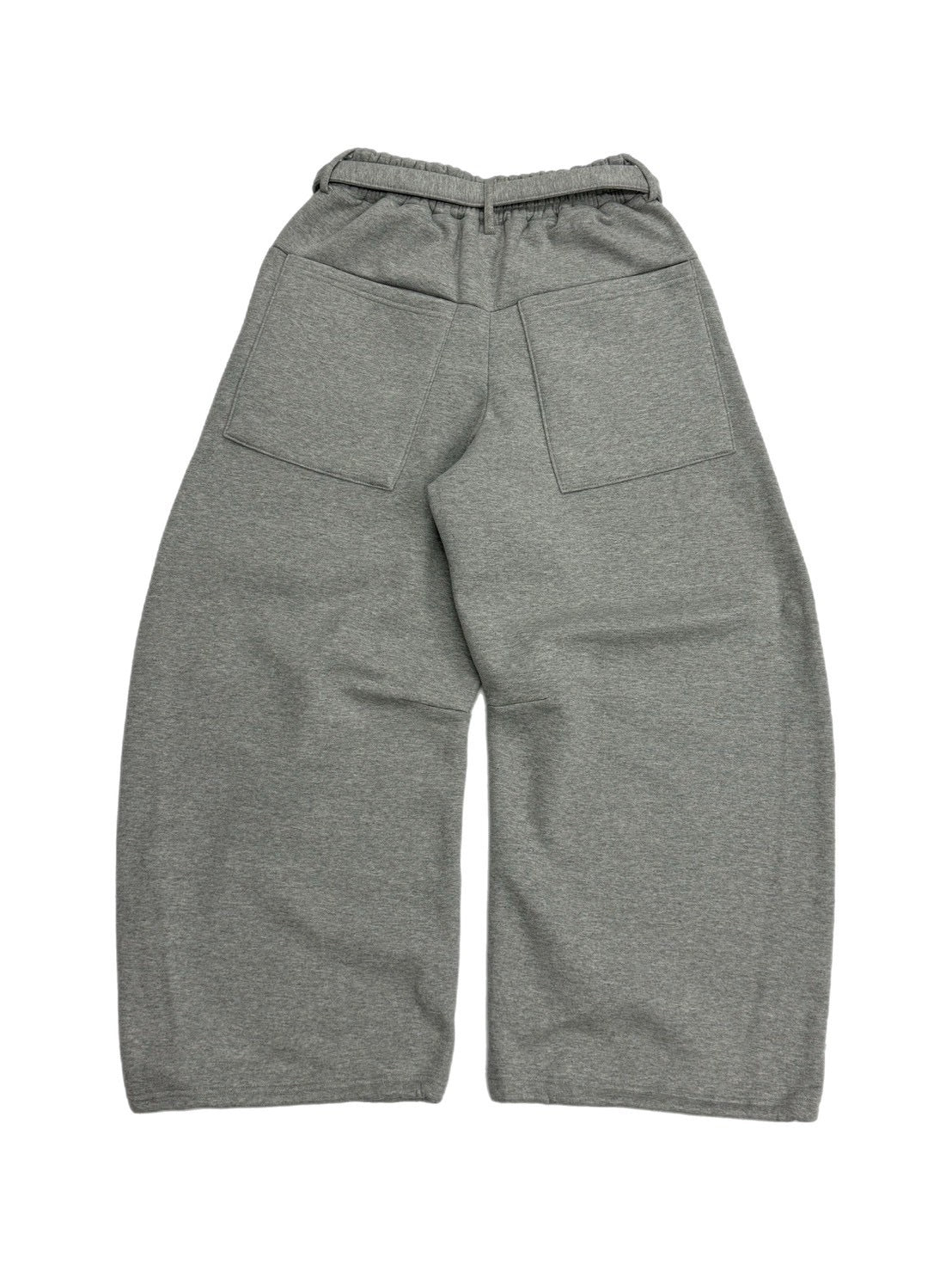 受注制【Chikashitsu +】barrel leg heavy sweat pants (2color)