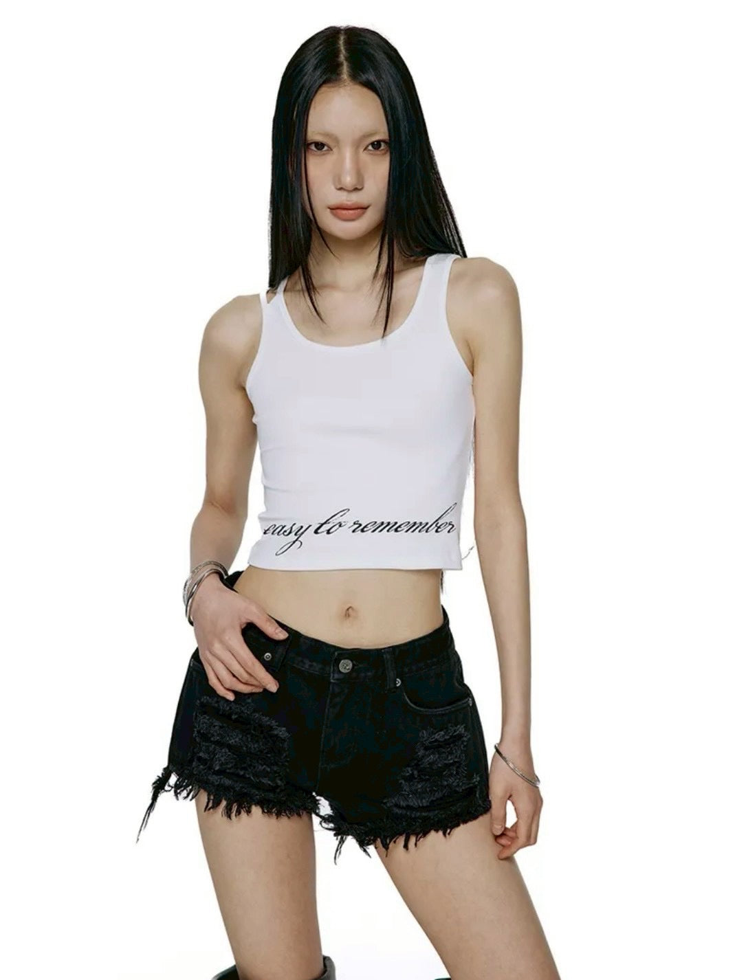 【ROCK CAKE】Back Line Strap Sleeveless