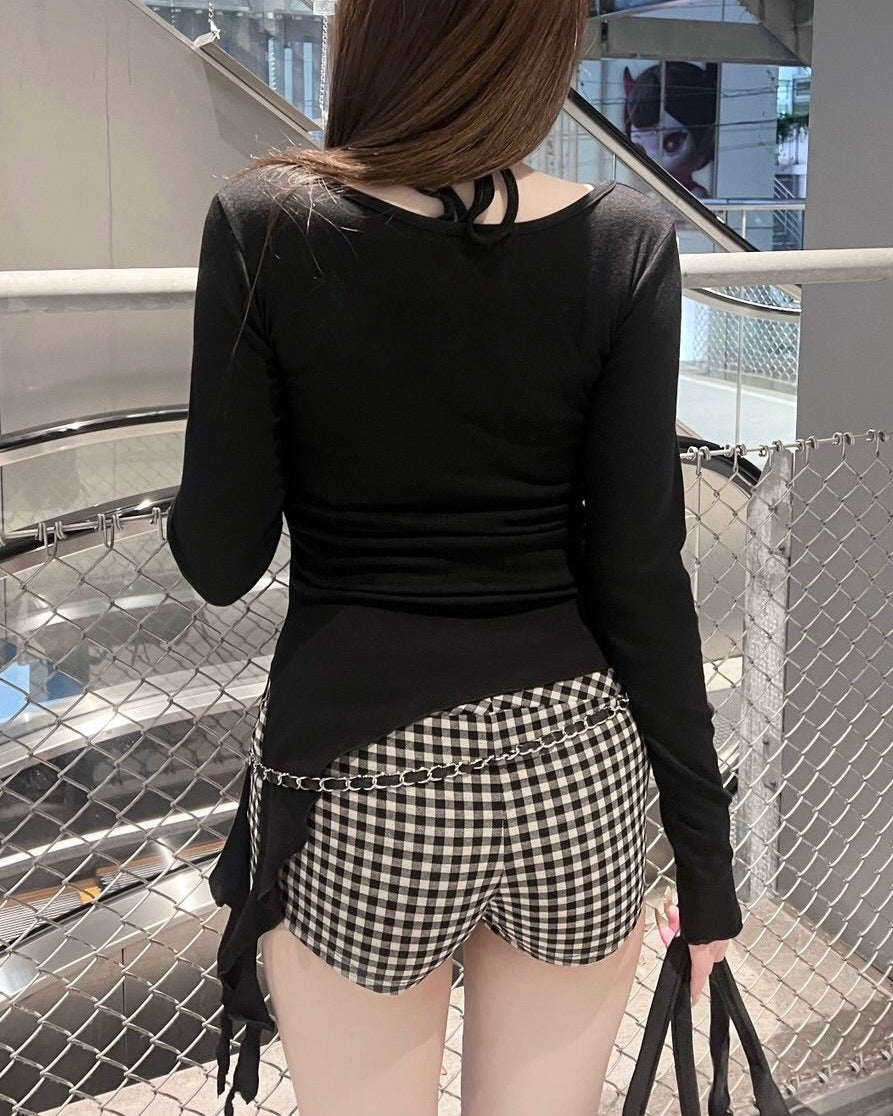 受注制【nmtc+】Asymmetry Layered Top (2color)