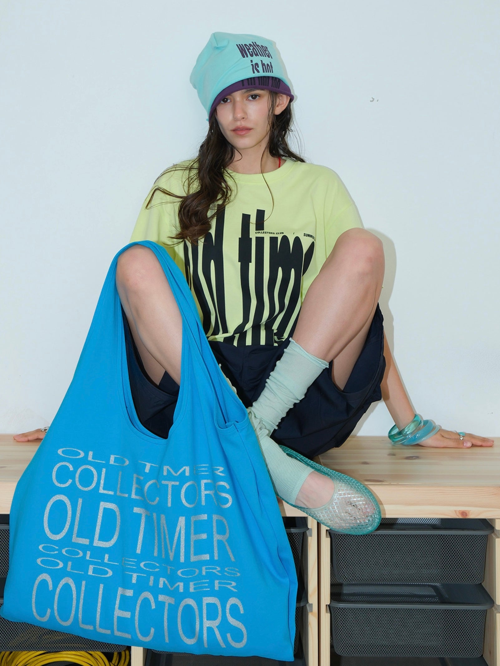 【ESC STUDIO】bold old time t-shirt