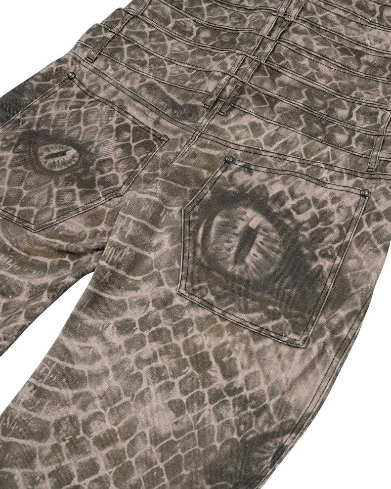 【UNIZ】8 Backs J-Cut Pants