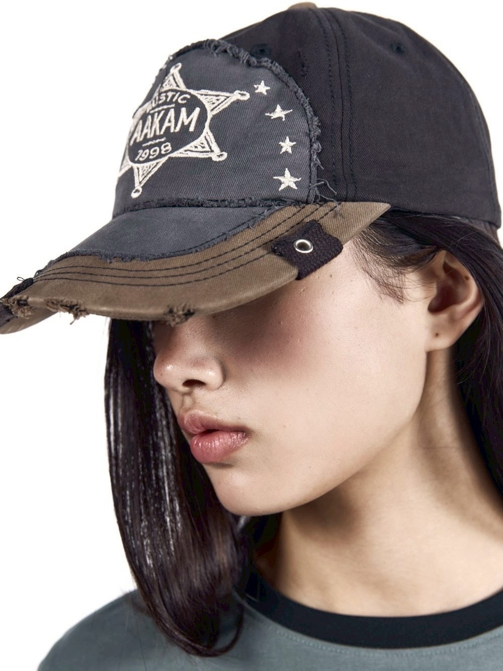 【AAKAM】Rustic Sheriff Ball Cap