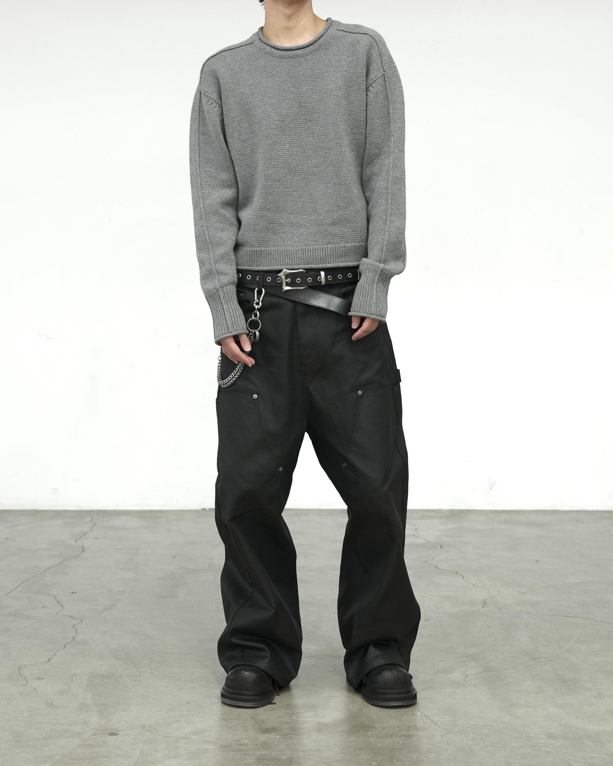 【CHIKASHITSU PLUS HIGH】Carbon coated double knee pants