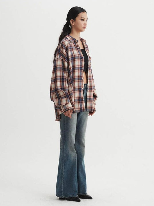 【DNSR】Signature Flare Denim Pants