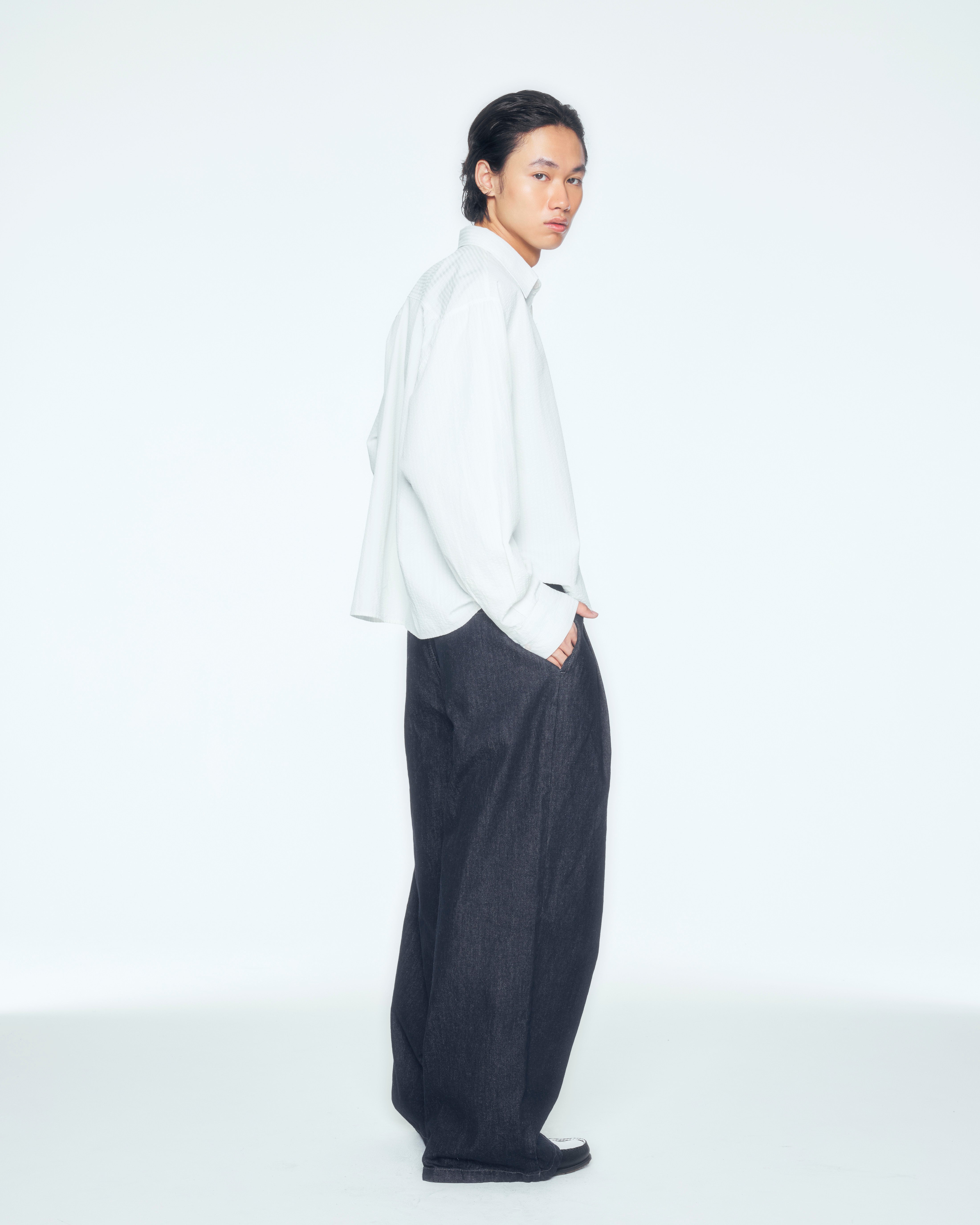 【CS】two tuck baggy denim