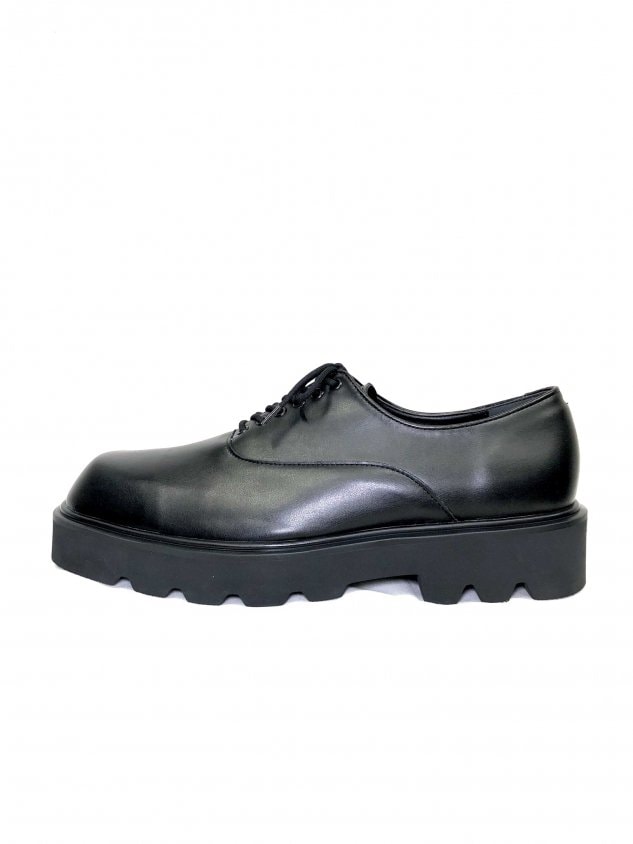 受注制【Never mind the XU】square toe shoes