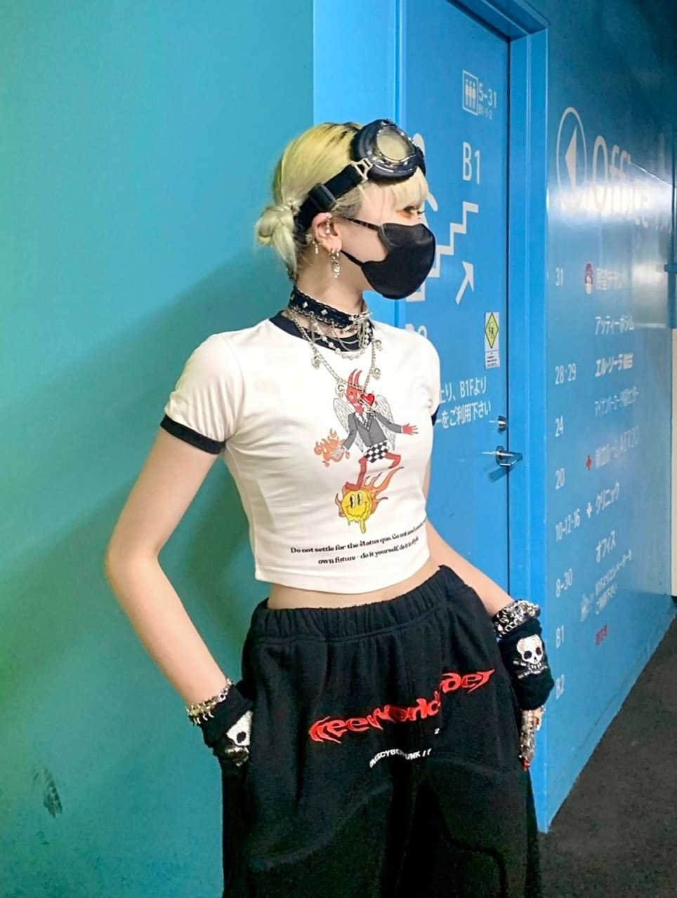 受注制【Never mind the XU】goggles glasses