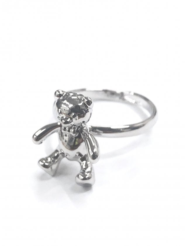 受注制【Never mind the XU】teddybear ring