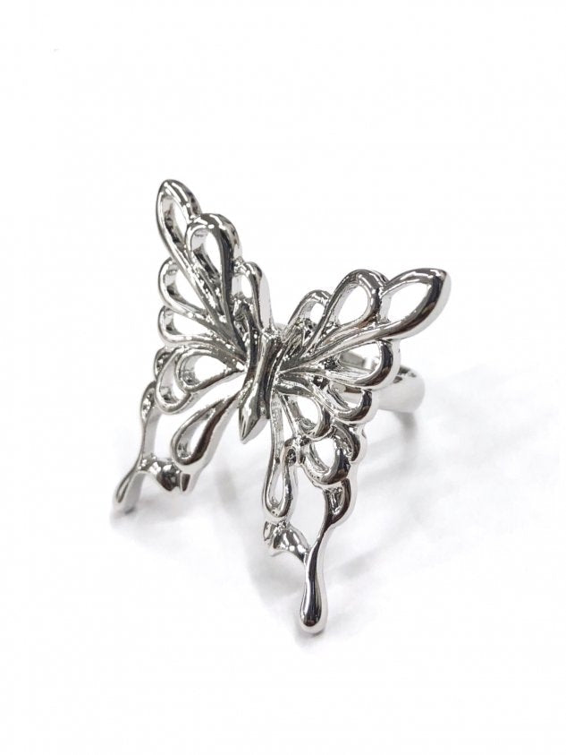 受注制【Never mind the XU】butterfly ring