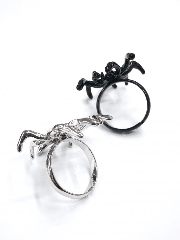 受注制【Never mind the XU】spider ring