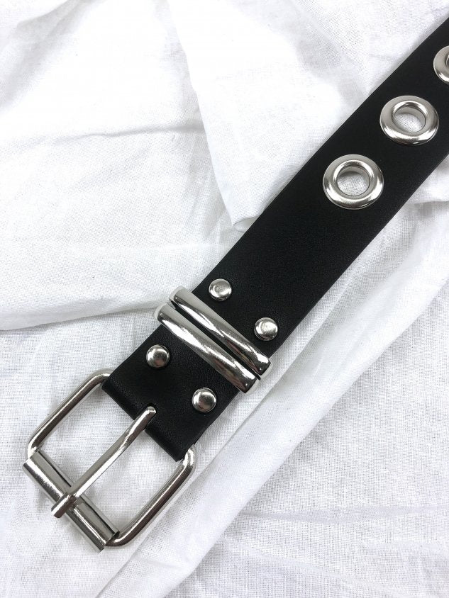 受注制【Never mind the XU】eyelet belt – PRESSING WEB SHOP