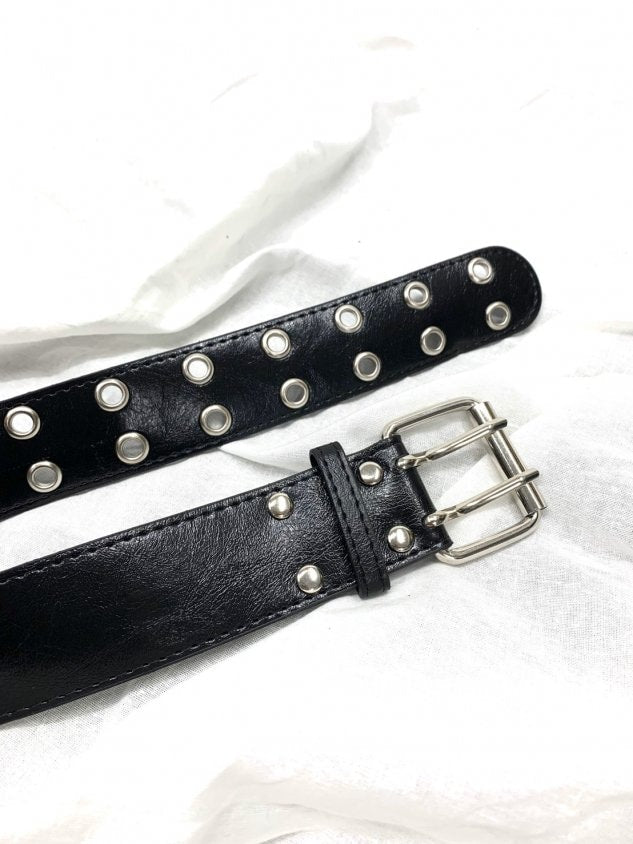 【Never mind the XU】double eyelet belt