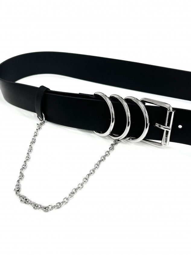 受注制【Never mind the XU】D ring chain belt (2color)