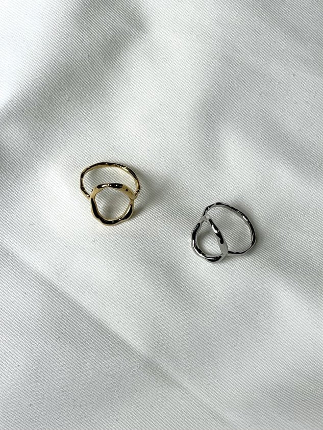 【Chikashitsu +】design ring 9 (2color)