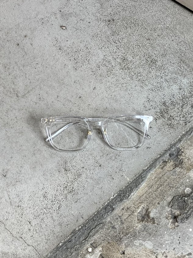 【Chikashitsu +】clear sunglasses 4