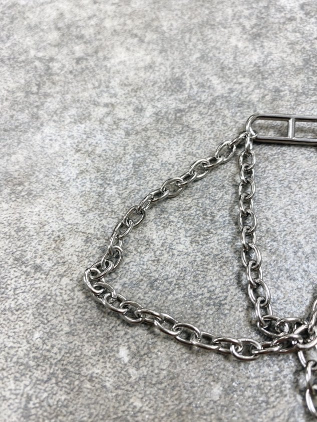 受注制【Chikashitsu +】layered silver bracelet