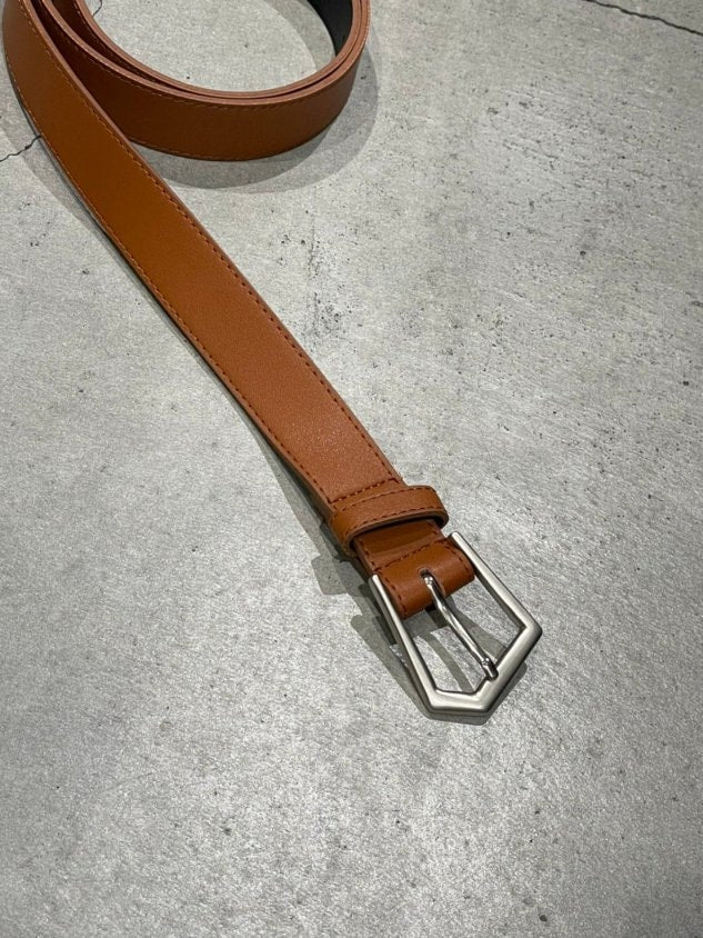 【Chikashitsu +】design buckle belt (2color)