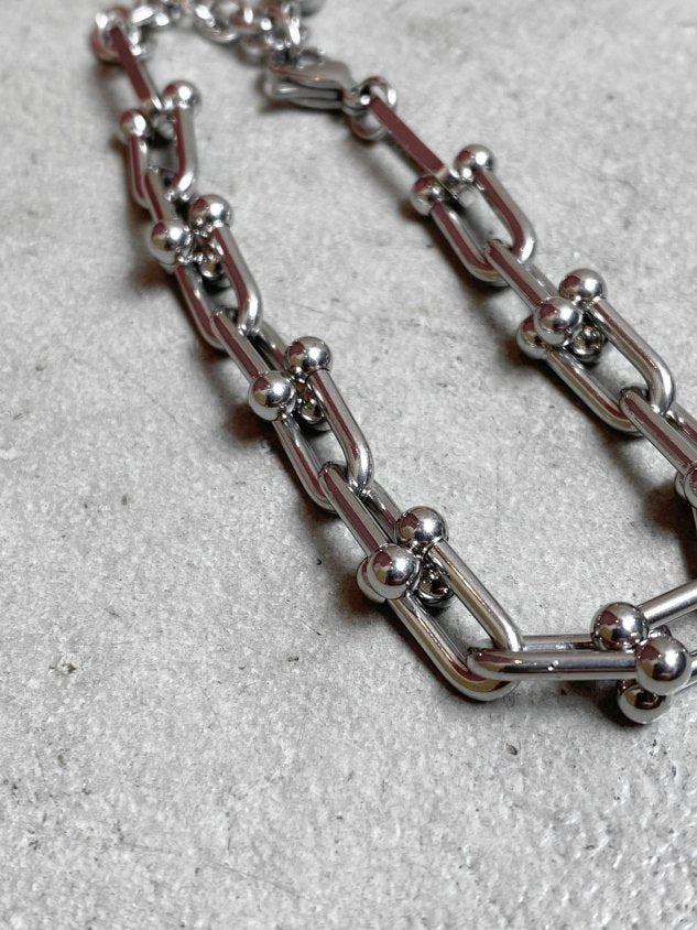 受注制【Chikashitsu +】design chain bracelet