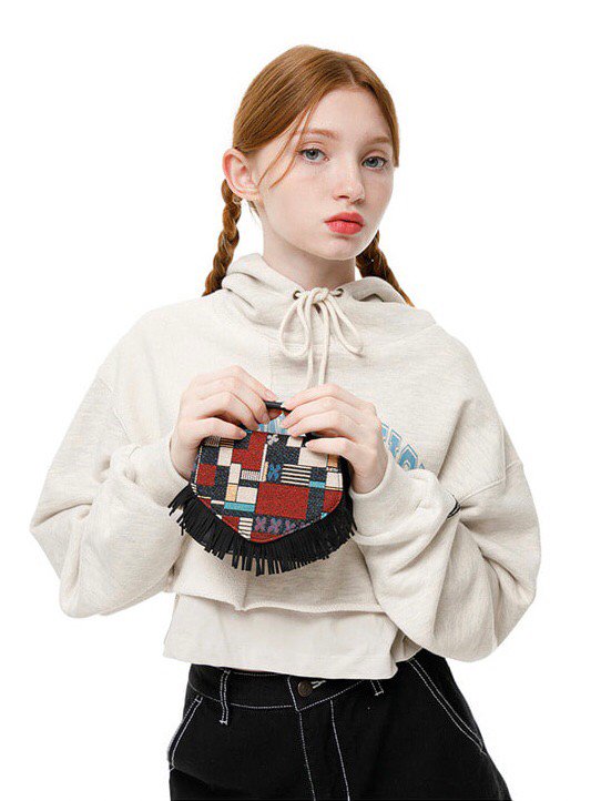 【running high】ETHNIC TOUCH MINI BAG