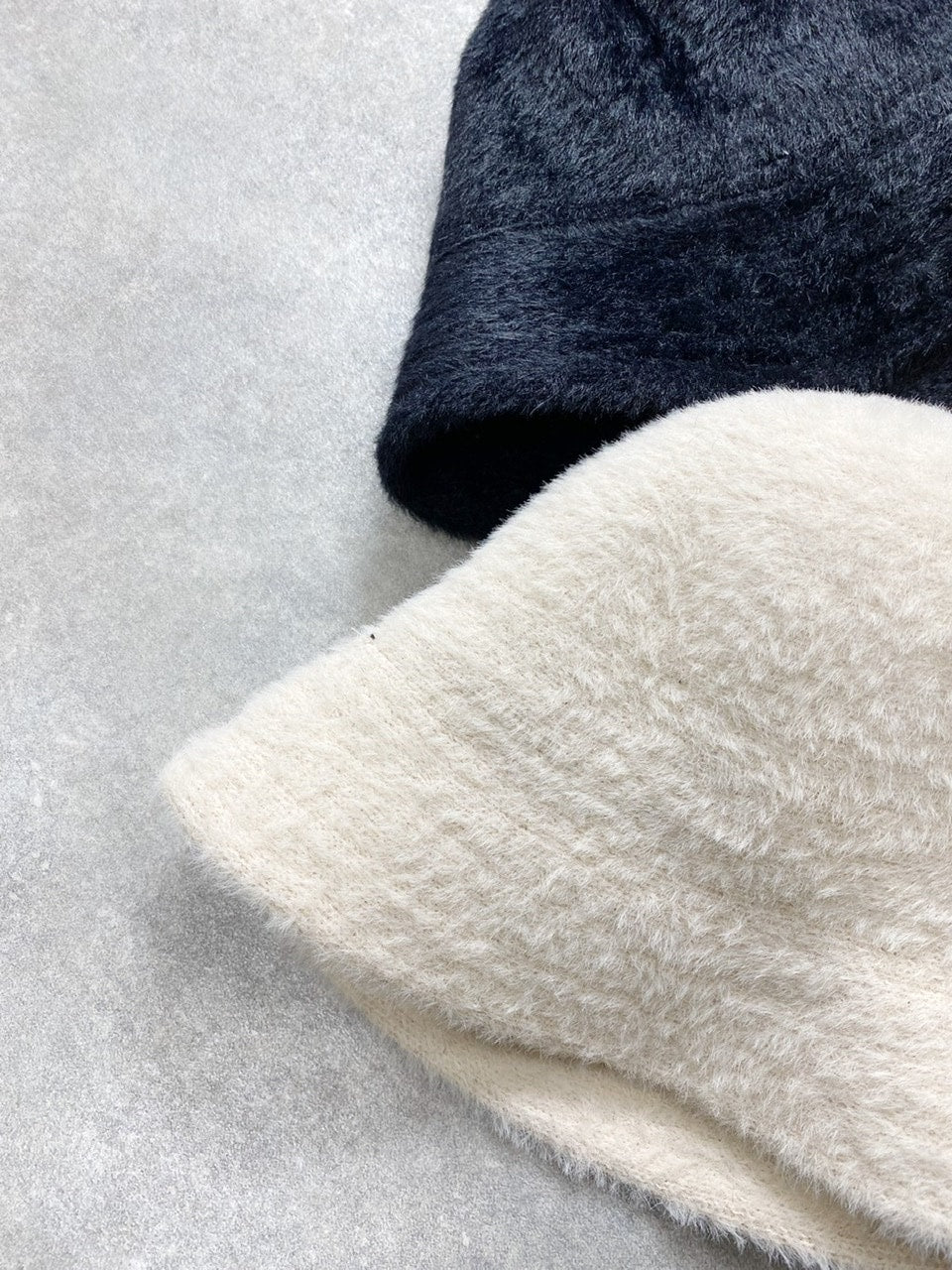 受注制【Chikashitsu +】knit bucket hat (2color)