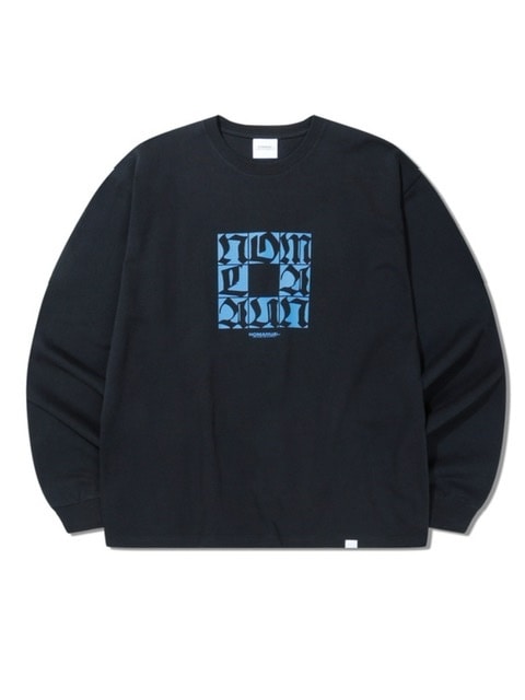 【NOMANUAL】SQR GRAPHIC LONG SLEEVE TEE