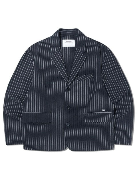 【NOMANUAL】THREE BUTTON SEERSUCKER JACKET