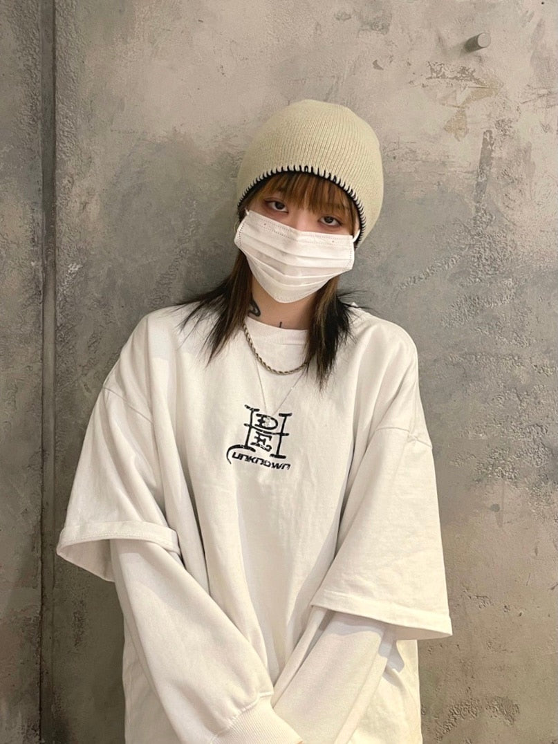 受注制【Never mind the XU】stitch beanie 2 (2color)