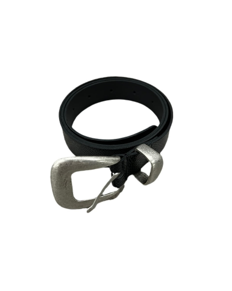 受注制【Chikashitsu +】design buckle leather belt